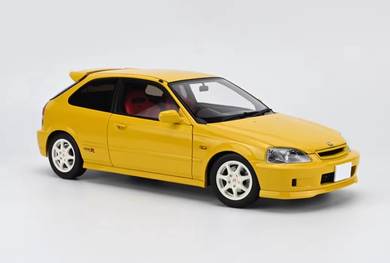 Motorhelix 1:18 Honda Civic Type-R EK9 Yellow