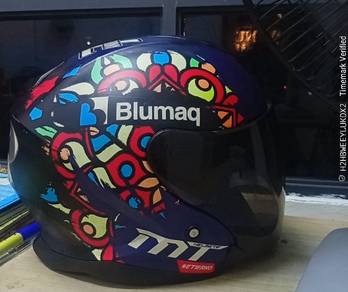 MT Helmets Thunder 3 SV Jet MOTO3 Andreas Perez 77
