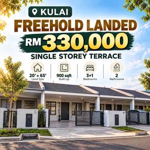 1-storey Terraced House in Kulai,JHR