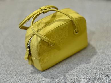 VASIC Bond Mini Yellow Leather Handbag