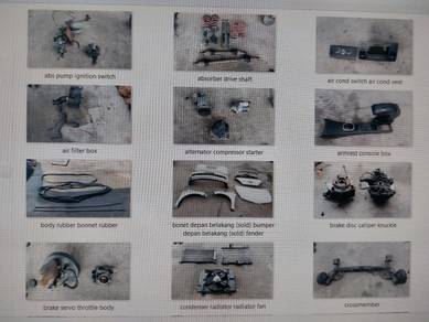 nissan latio spare part terpakai / used spare part