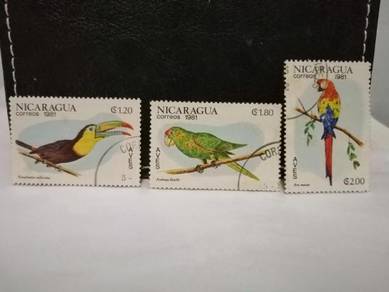 1981 Nicaragua Stamp Birds
