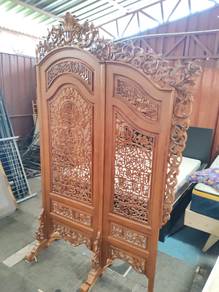 Divider Kayu Jati Islamik