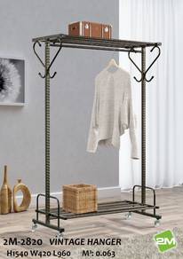 Vintage Hanger With Self Top And Bottom-2M2820