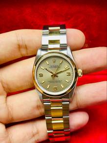 ROLEX Oyster Perpetual 67483 Grey Dial 31mm Auto