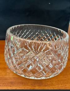 Bohemia crystal hand cut classic diamond bowl