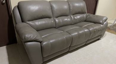 SOFA KULIT RECLINER 3 Seater (3 step)