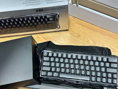 Gravastar Mercury V60 Onyx Crystal Gaming Keyboard