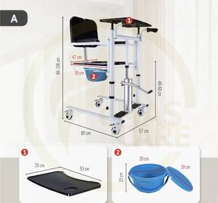 Kerusi Roda Transfer Patient Hydraulic Lift 