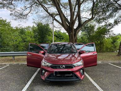 Perodua Bezza X in Cabang Tiga, TRG