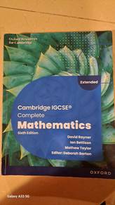 Cambridge IGCSE Complete Mathematics Extended