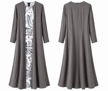 Dress custom made (Dark Grey)