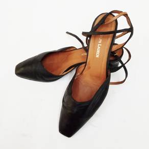 Ralph Lauren Ankle Strap Block Heel