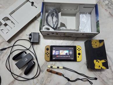 switch v1 128gb jailbreak pikachu edition