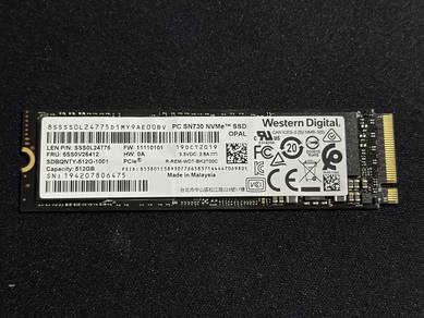SSD Nvme 512GB WESTERN DIGITAL