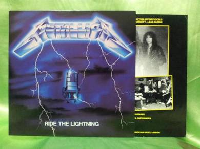 Metallica RIDE THE LIGHTNING 1984 Elektra LP