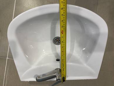 sinki toilet claytan untuk dijual