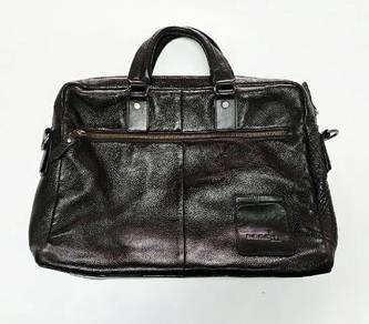 Full Leather crossbody messenger bag