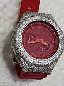 Original casio g shock 925 perak Mossainite 