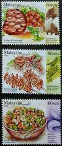 MInt Stamp Exotic Food Malaysia 2019