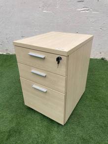 YE93D Laci Mobil 2 Drawers 1 Filing Mobile Oak