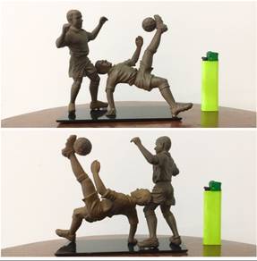 Vintage rare 1970s desktop Football figurines