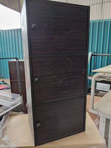 3 Door Brown Wooden Cabinet TF398