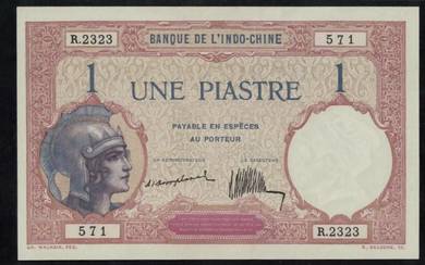 French Indochina 1 Piastre (1921 - 1926) - P48a AU