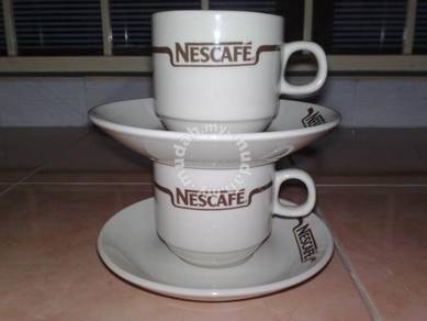 Cawan piring Nescafe cup saucer