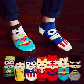 STOCK READY SUPERHERO CARTOON SHOES SOCKs 🔥