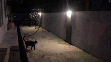 [25.11] SOLAR LIGHT MOTiONS SENSOR LAMPU SECURITY