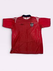 Saiz XL : Jersi England Away 2002 Retro Fans Issue
