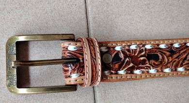 Belt kulit sulam hand made 32