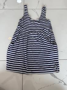 Short Strip Dress for Summer