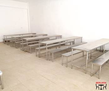 Meja Sekolah Stainless Steel 304 - 6ft