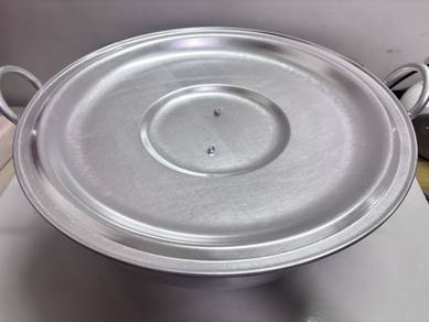 Pure Aluminium Indian Kwali 40cm with Lid (NEW)