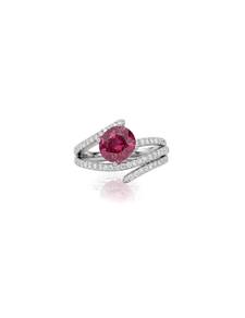 750 Ruby White Gold Ring EC00101WGR