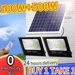[SPECIAL] A 500W+500W LED SOLAR LiGHT LAMPU MURAH