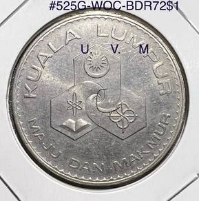 Bandar Raya 1972 $1 Coin