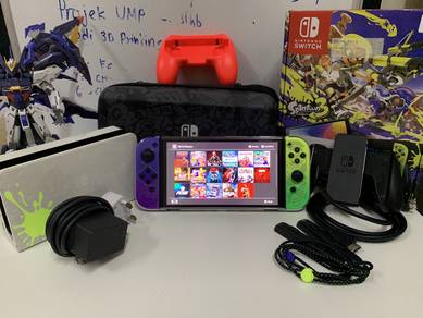 Nintendo Oled Splatoon Jb 3 moded 256GB