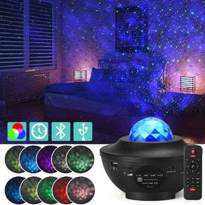 USB LED Music Water Wave Galaxy  Starry Lamp