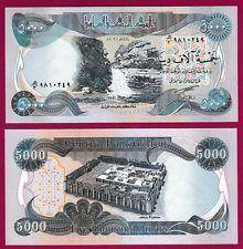 Duit Iraq 5000 Dinar 2003