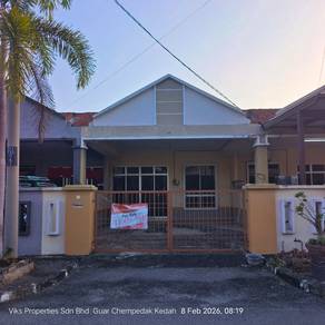 1-storey Terraced House For Sale in Guar Chempedak,KDH