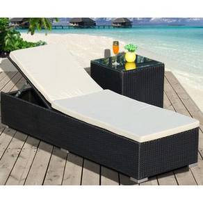 Balcony Long RATTAN Beach Side CHAIR Outdoor Relax