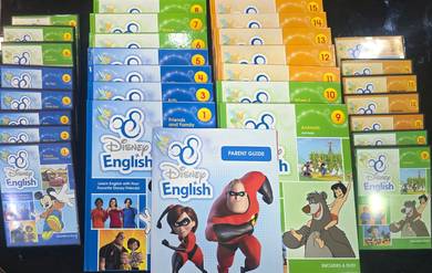 Grolier Disney English Learning Book Set