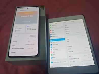 Oppo 8t + Ipad mini 2 