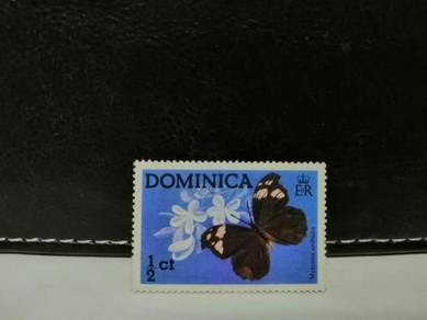 1975 Dominica Stamp Butterfly Flower