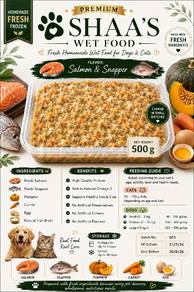 Shaa's Premium Wet Food (Cat &Dog)