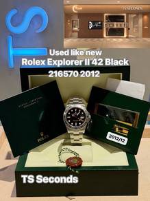 Rolex Explorer II 42mm Black 2012 216570 RM31,800