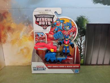 Transformers Cheif Charlie Burns n Rescue Cutter